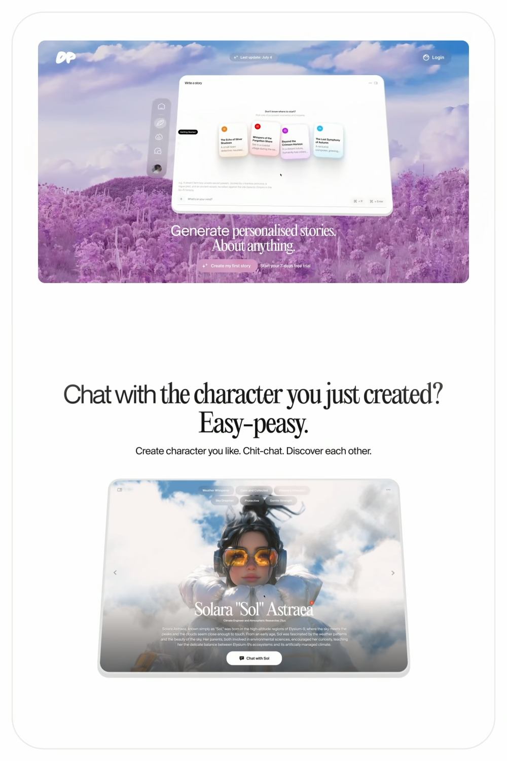 DreamPress AI – Web Design