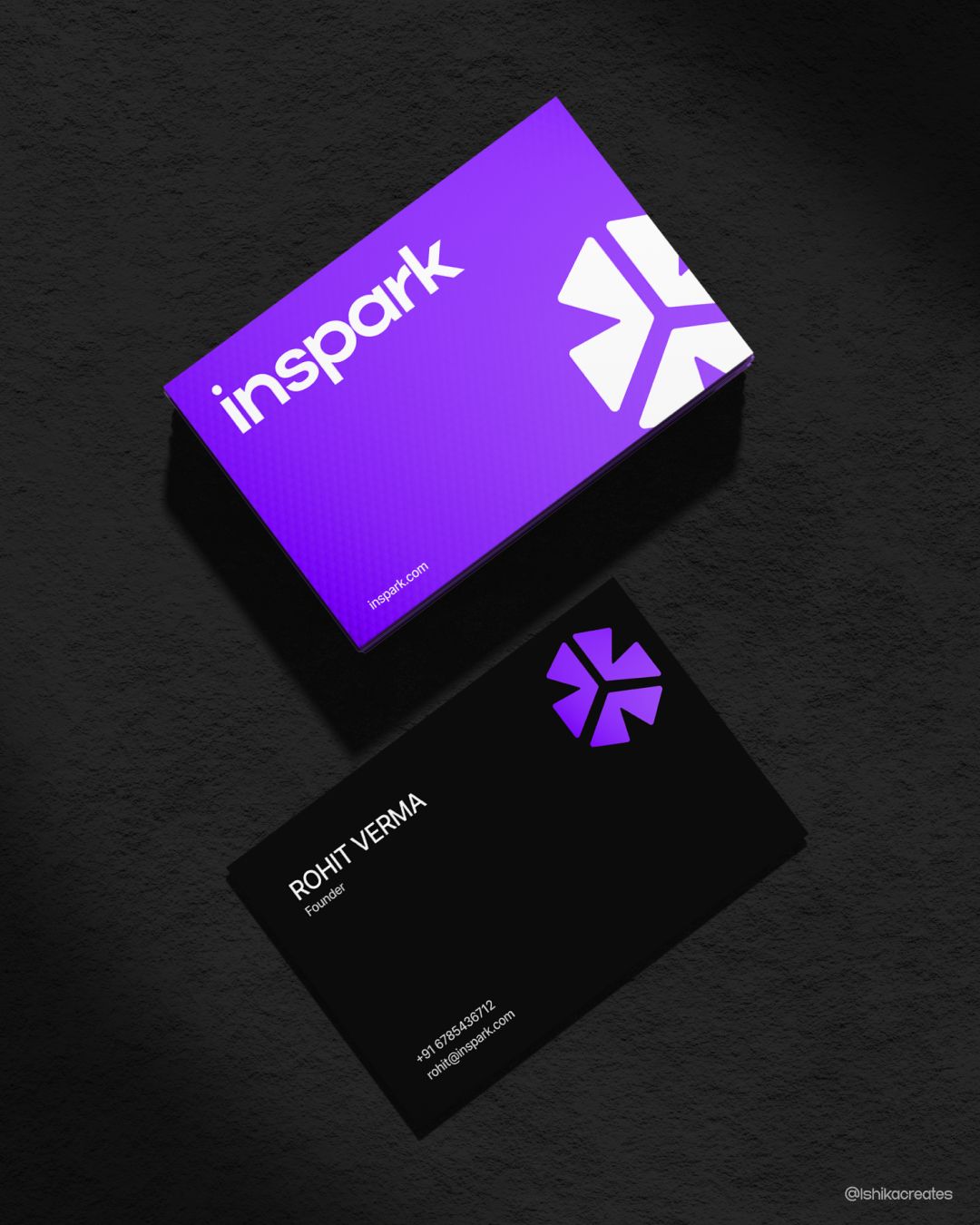 Inspark- Branding I Brand Identity I Visual Design I Business Card