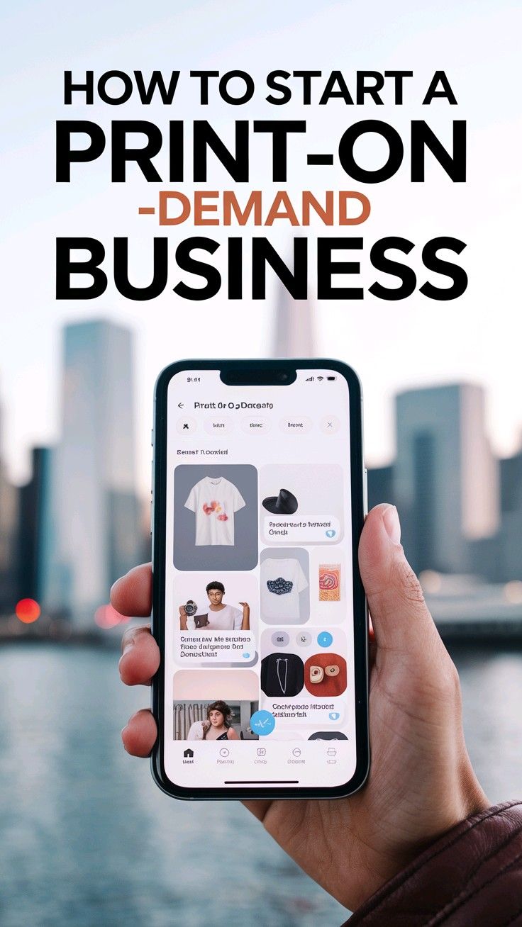 How to Start a Print-on-Demand Business