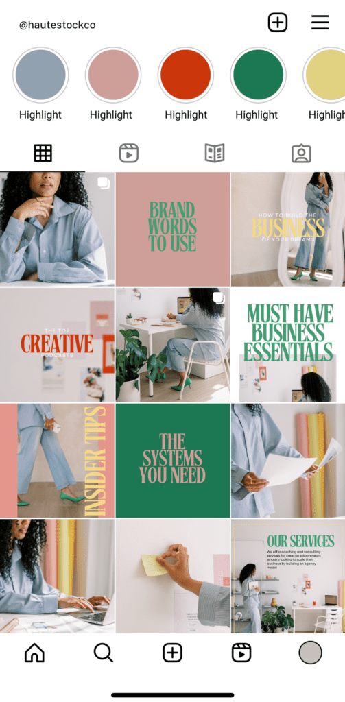 Bright Branding Instagram Feed