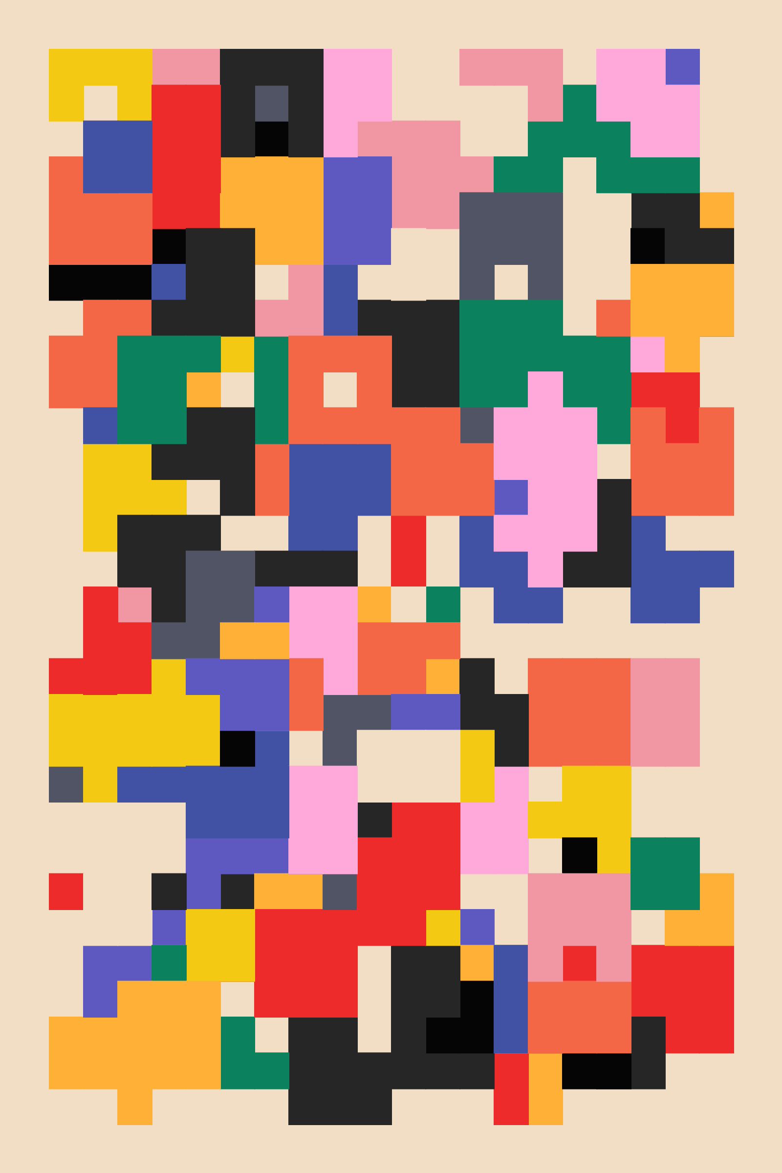 Irregular Grid – Geometric Pattern