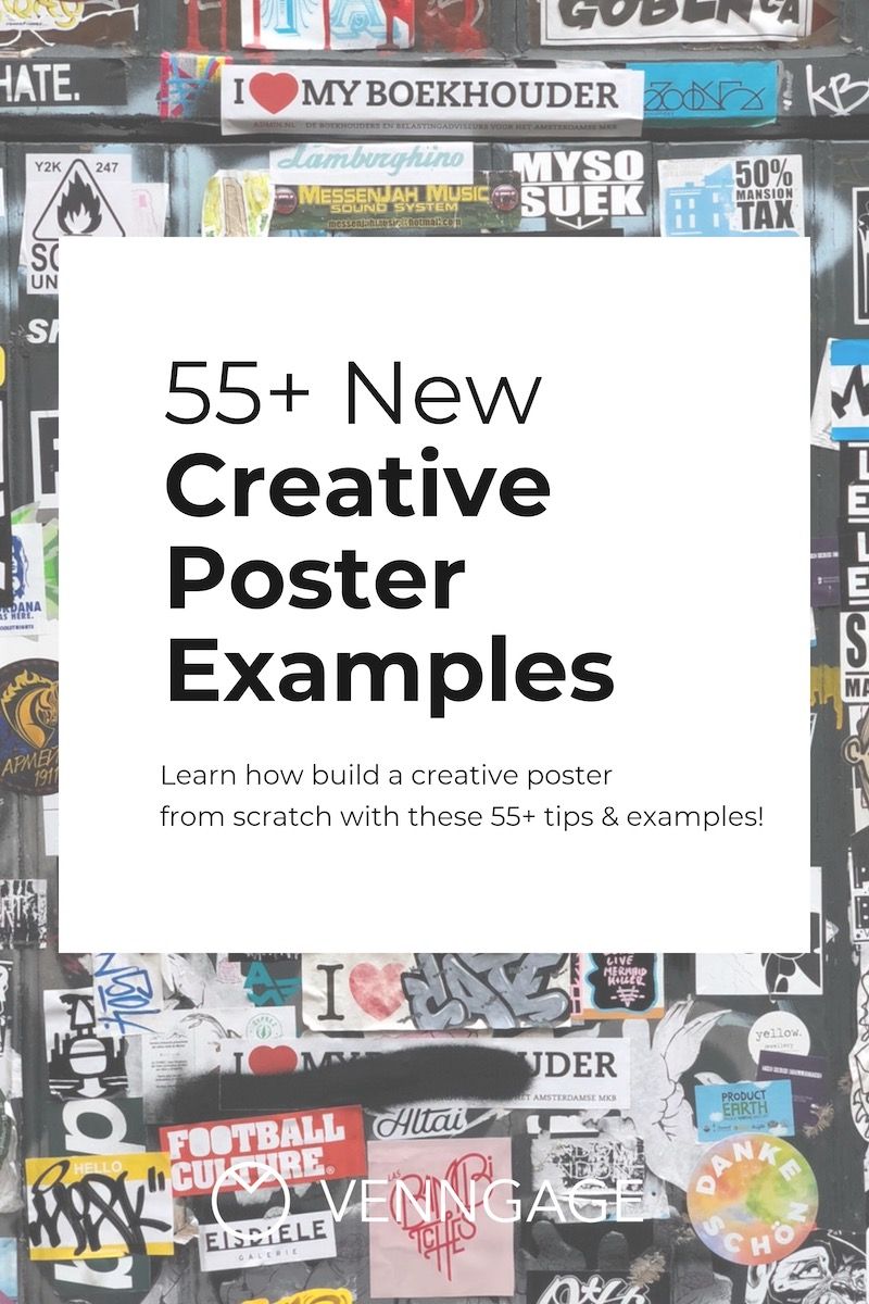 52 Creative Poster Design Ideas for Inspiration