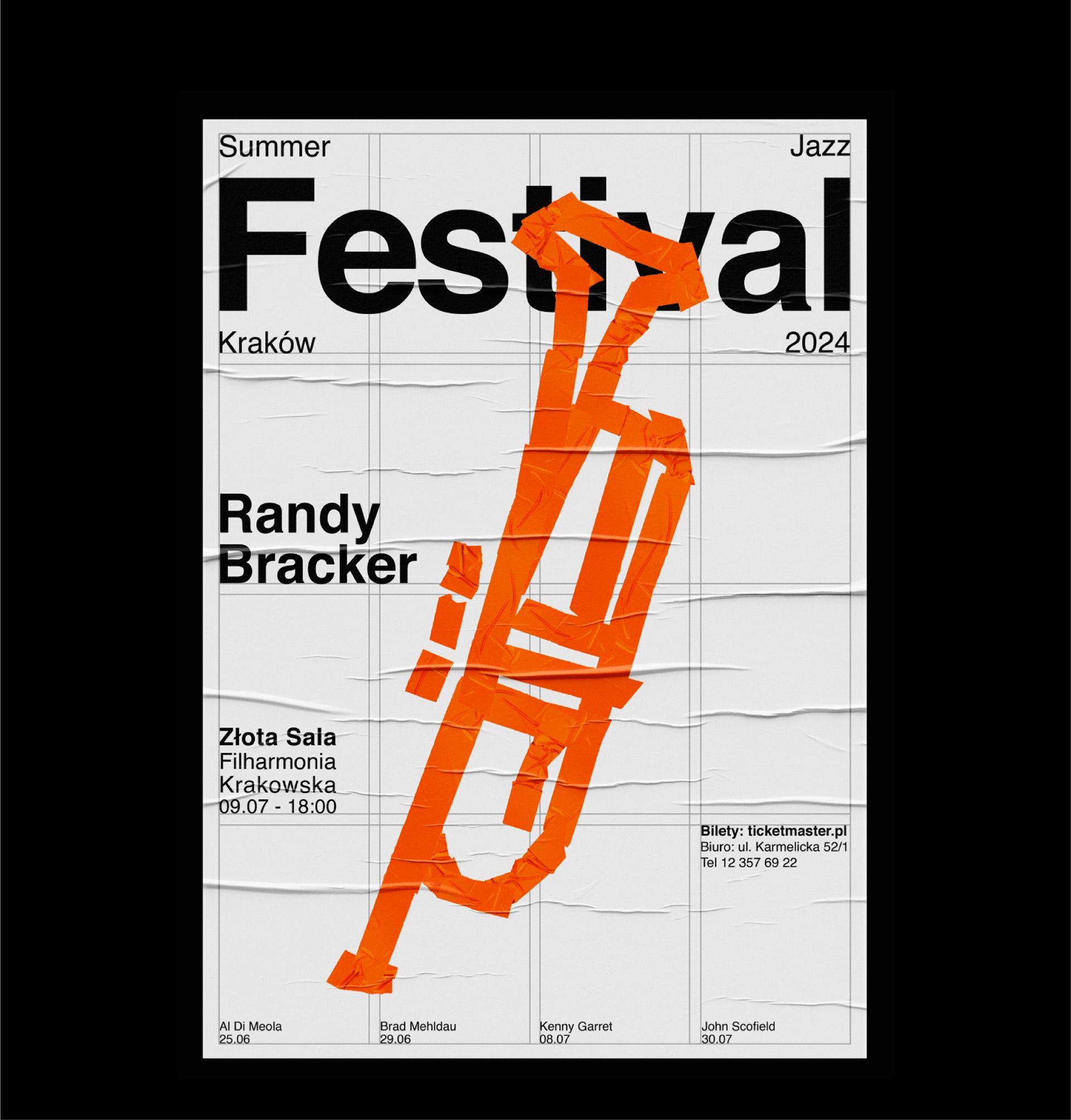 Summer Jazz Festival – concept poster series – Jan Warchol