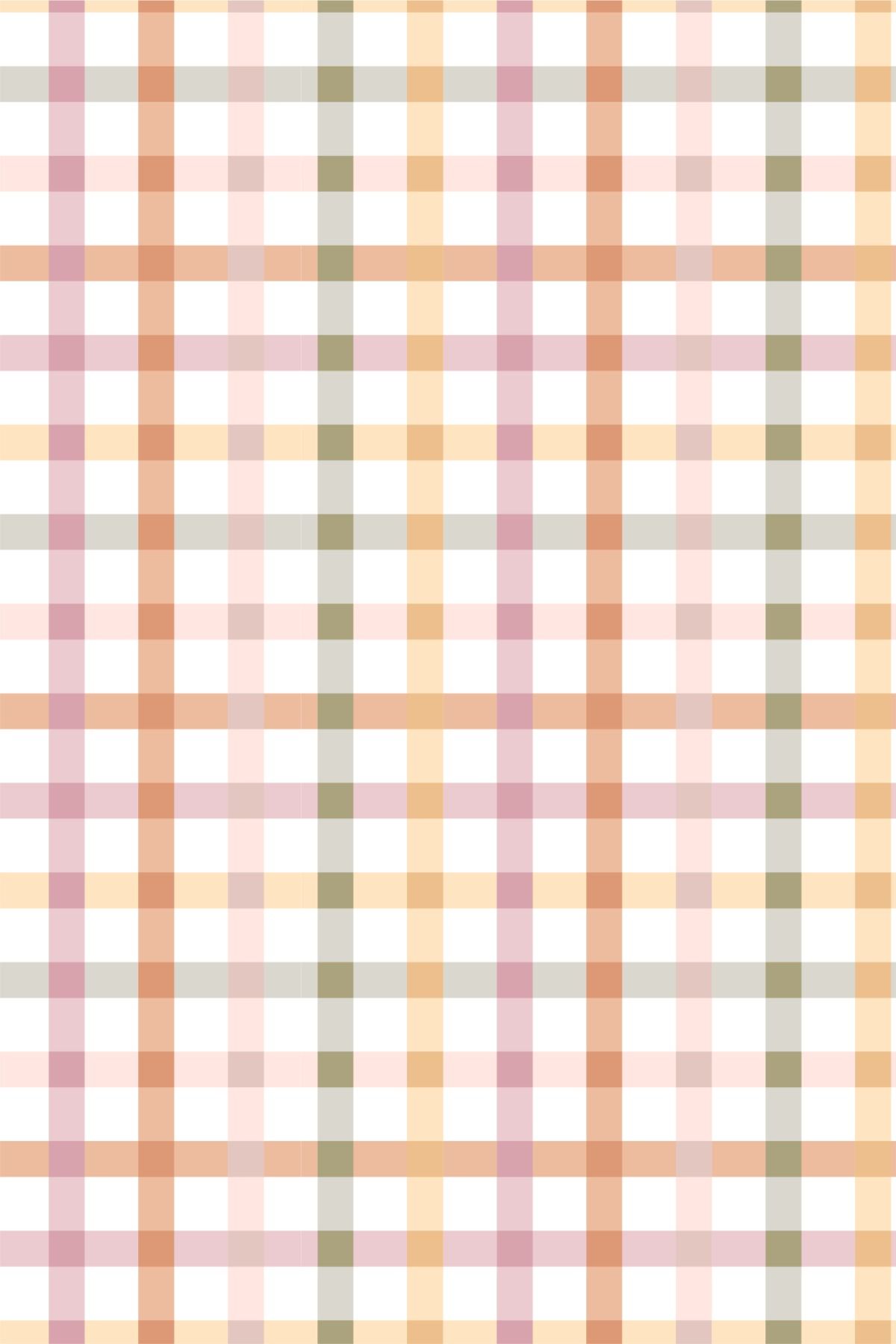 Spring plaid seamless pattern. Easter checkered repeat background. Vector gentle texture