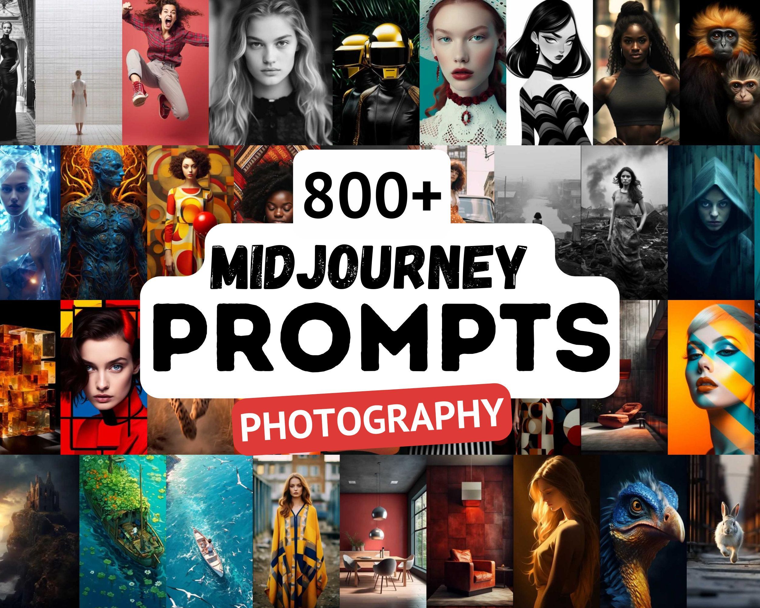 Photography AI Art Prompts for Stunning Realism | Midjourney & Etsy