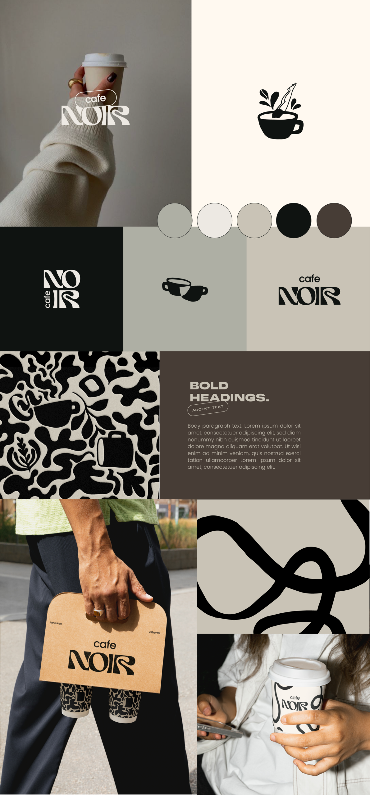 Cafe Noir Branding | Kathlyn Jarvis Design