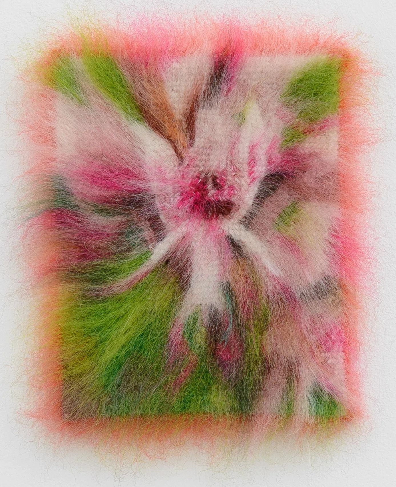 Maria Szakats’ woollen ‘paintings’ bring random AI-generated images to life