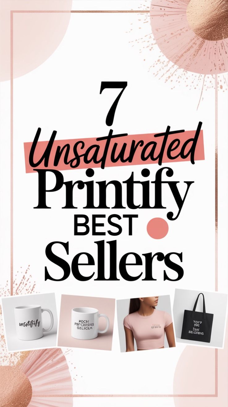 7 Unsaturated Printify Products That Sell Well on Pinterest