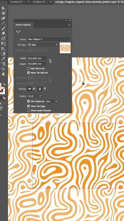 Create Pattern in Adobe Illustrator