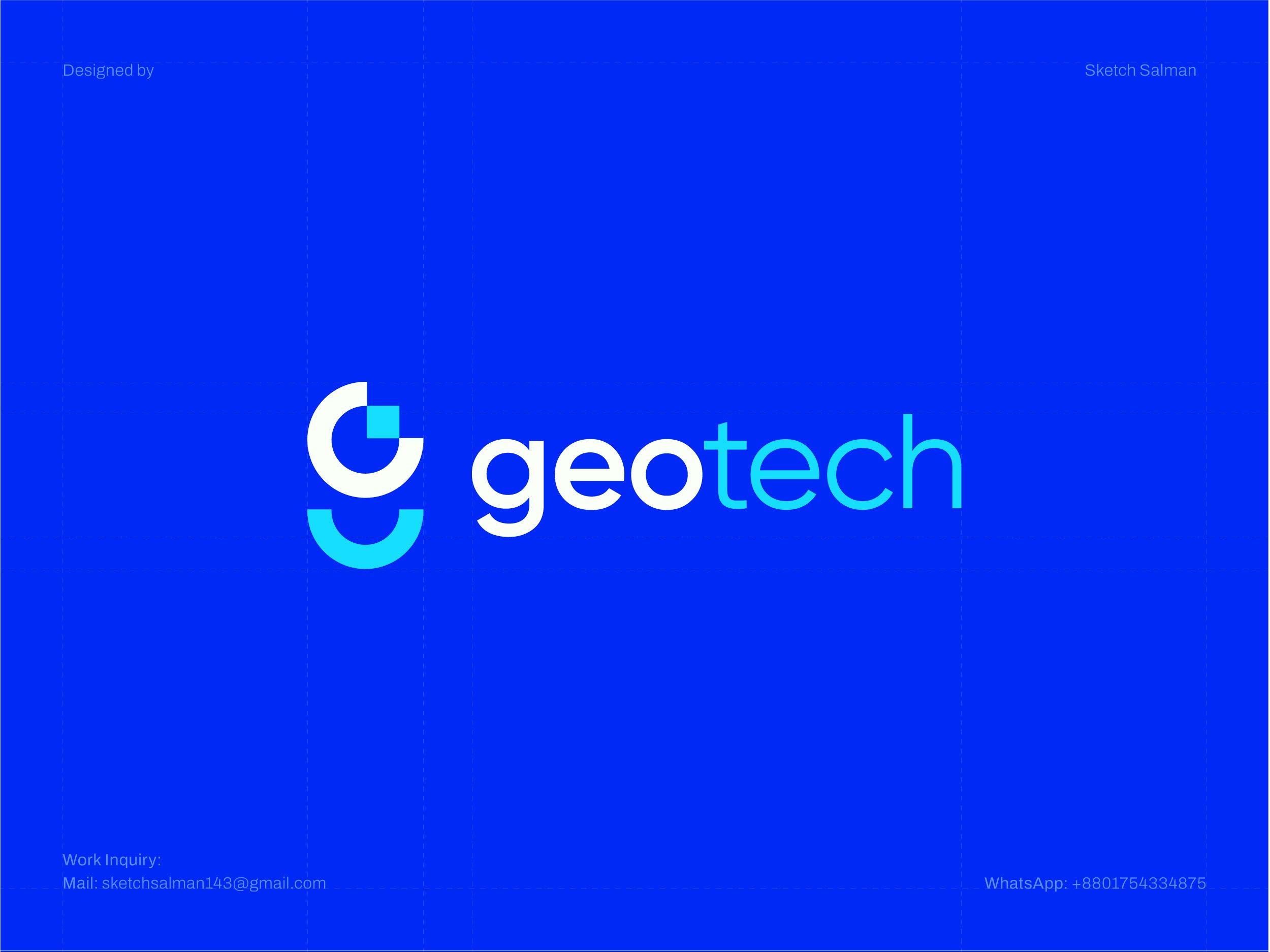 Letter G Modern Tech Logo Design for AI, Software, IT – Sketch Salman