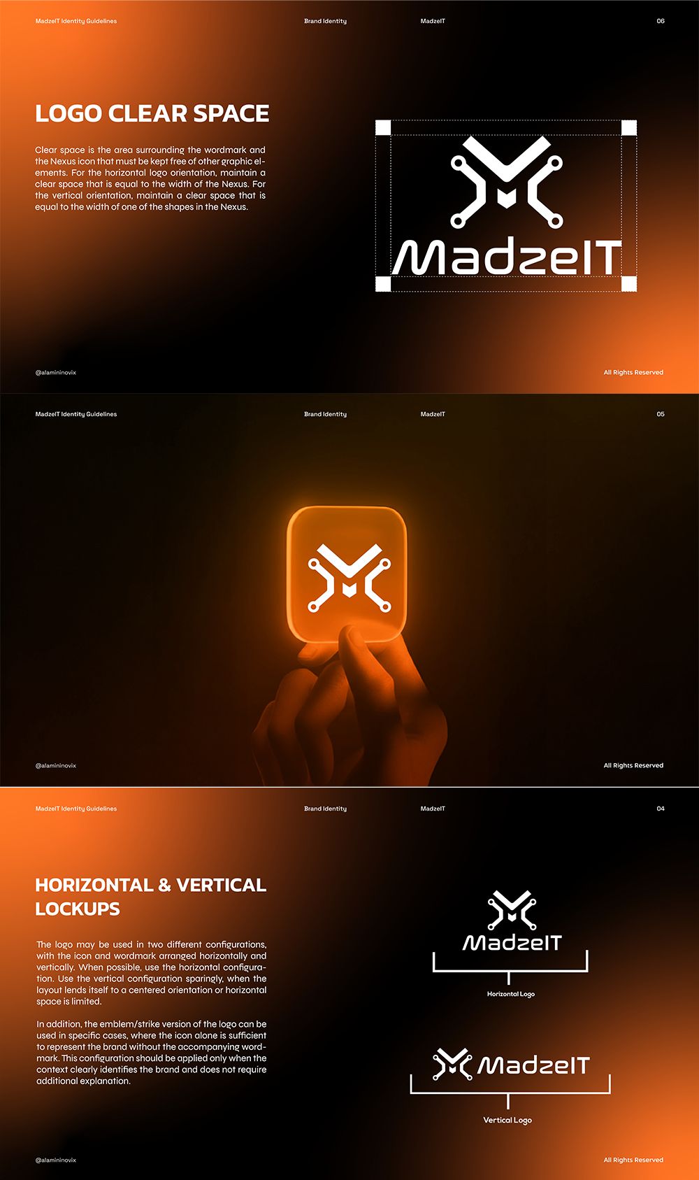 Modern M Tech Logo | Startup Branding