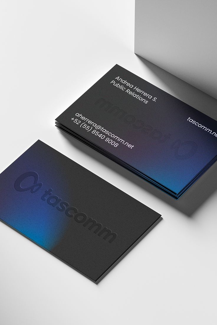 Brand Identity System for Tascomm. By Task. – Business Cards