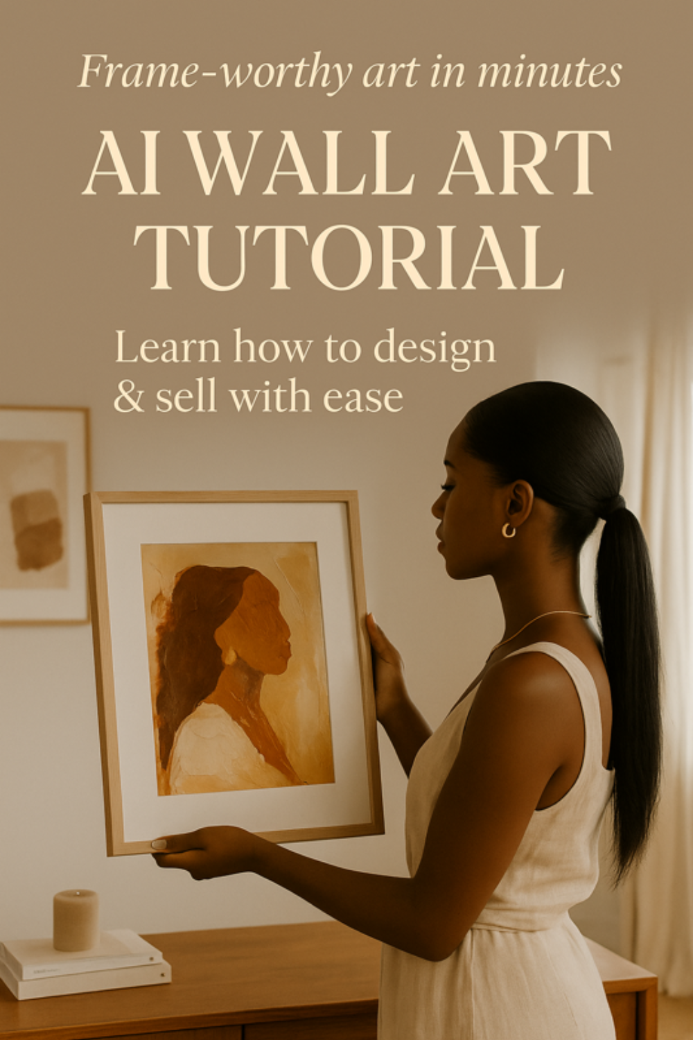 AI Wall Art Tutorial – How to Design & Sell Digital Products