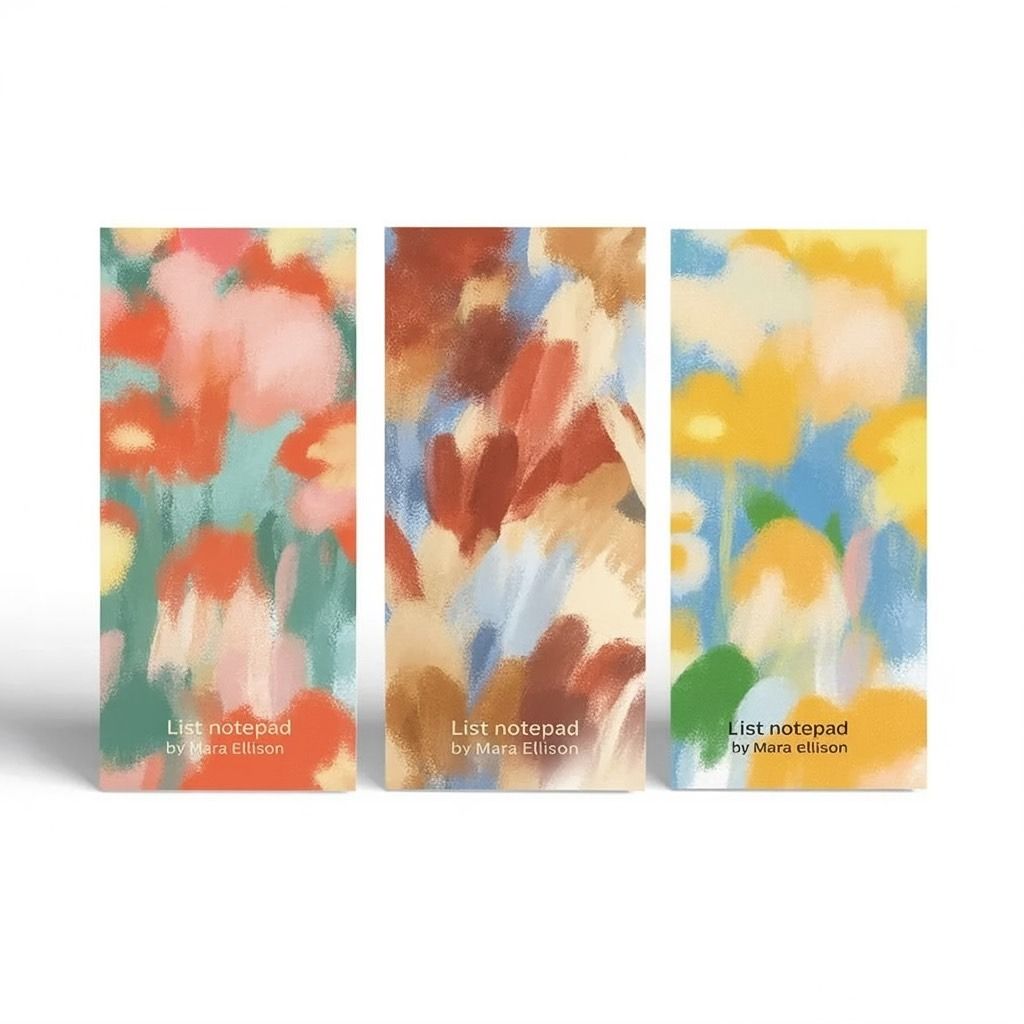 Floral Stationery Branding – Custom Notepad Design by Fivestar Branding