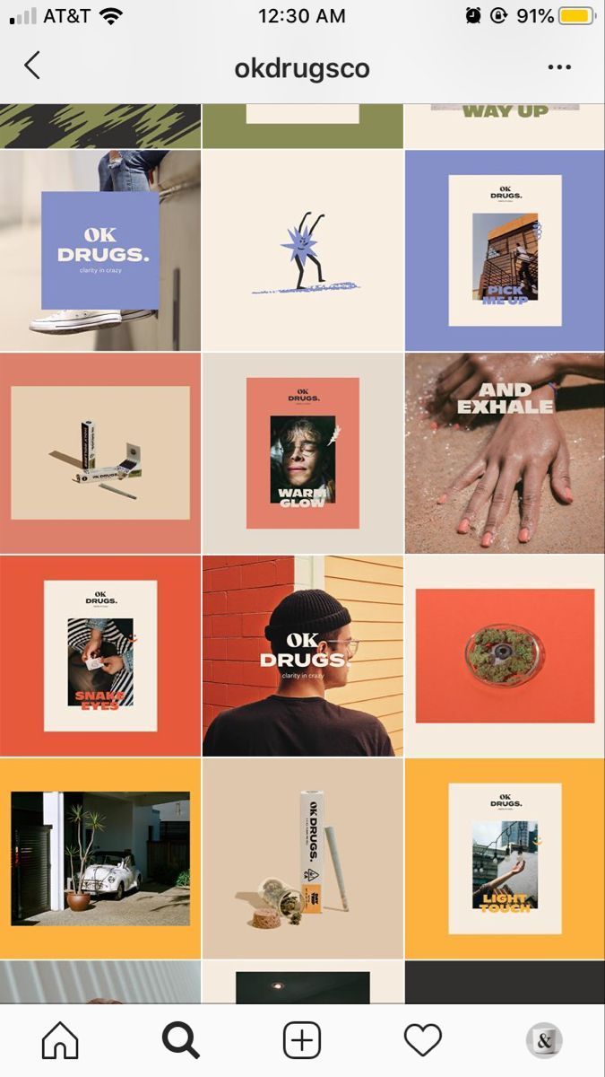 Abstract Social Media Branding Ideas