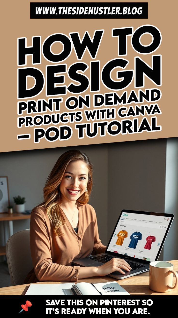 How to Design Print-On-Demand Products with Canva – POD Tutorial