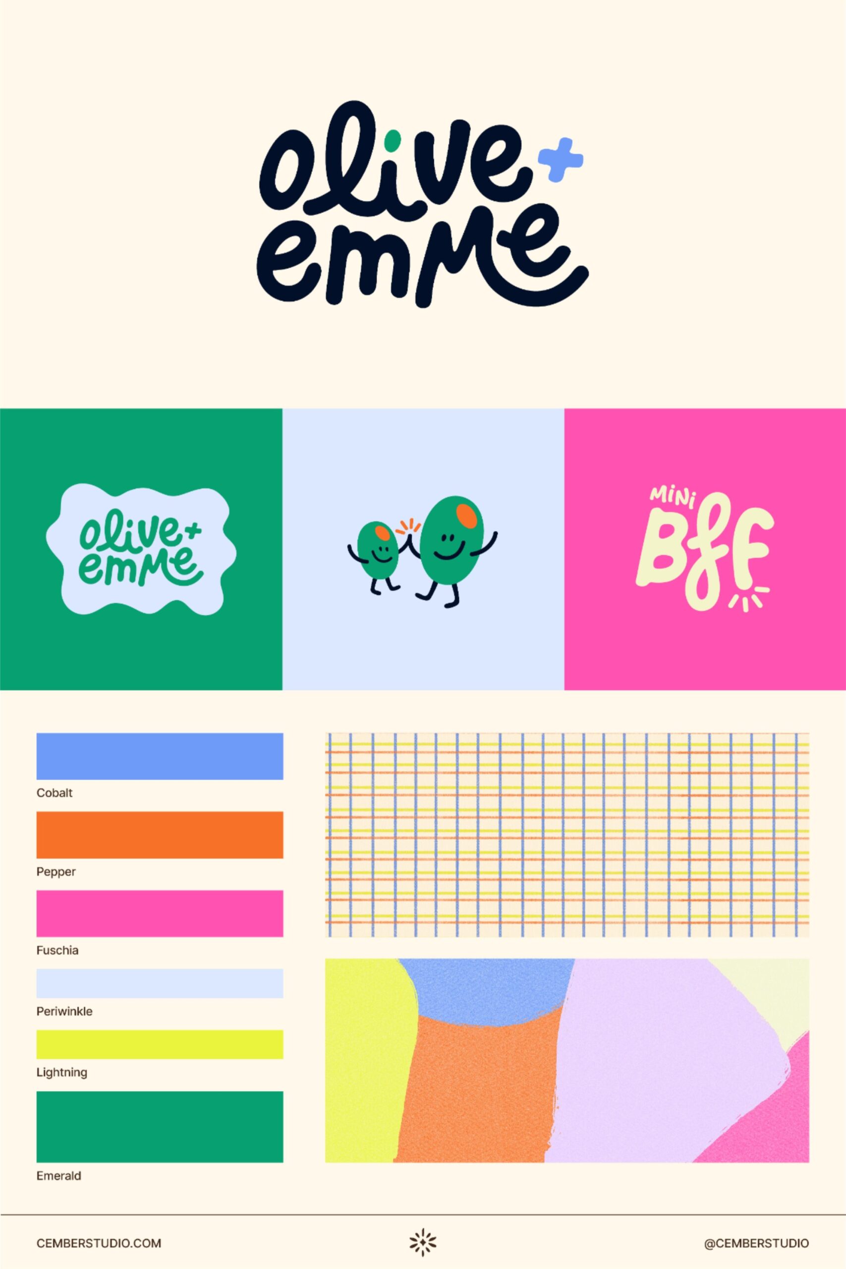 Playful, Spunky Custom Brand Design for Solopreneur Online Brand