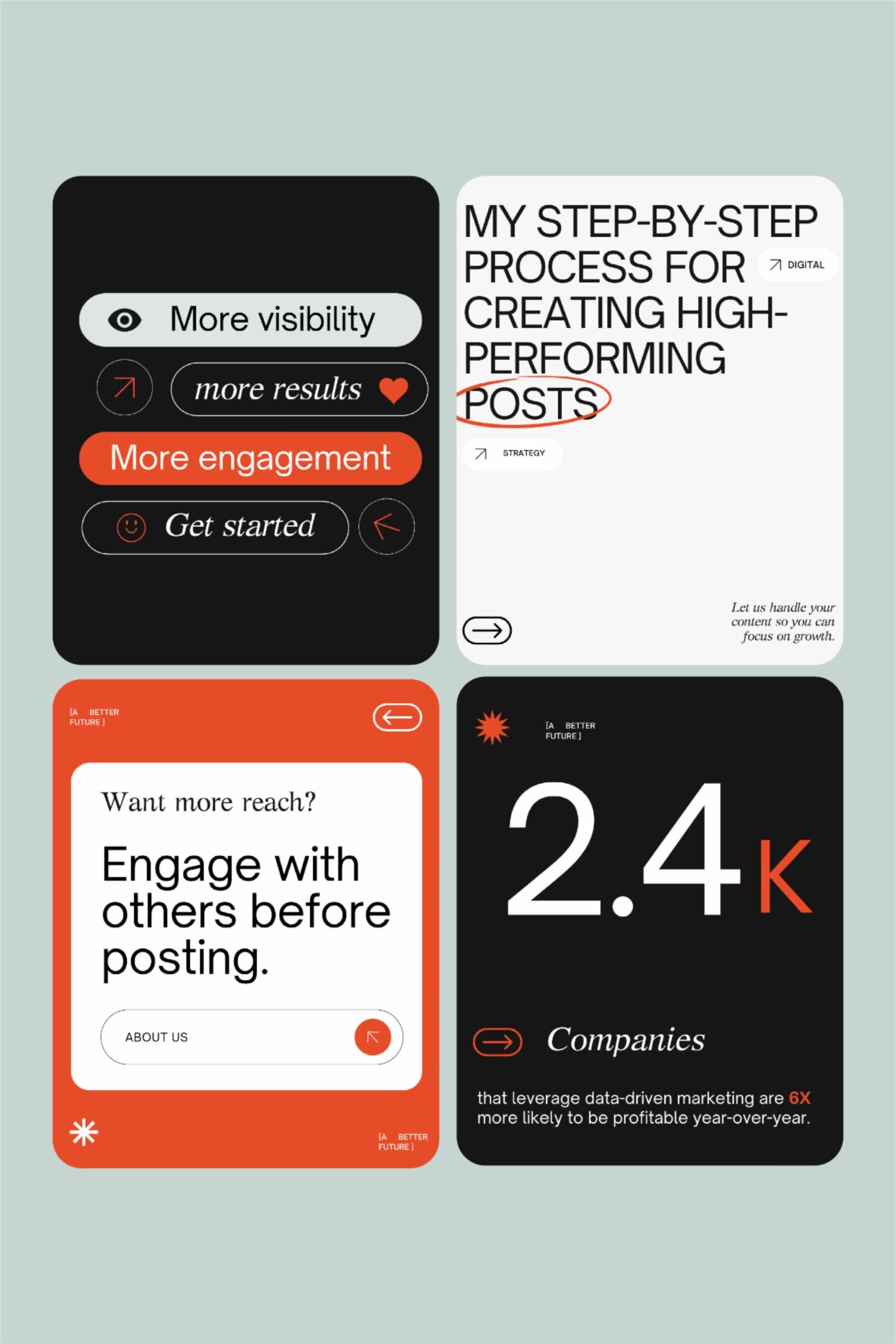 Social Media Strategy Template for Canva