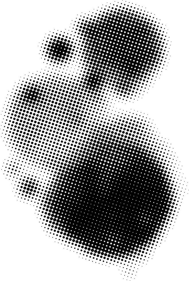 fondo de impresión de tinta de vector de semitono