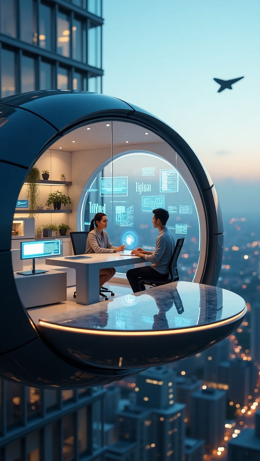 HoloPod 2125: The Future of Work in One Smart Space