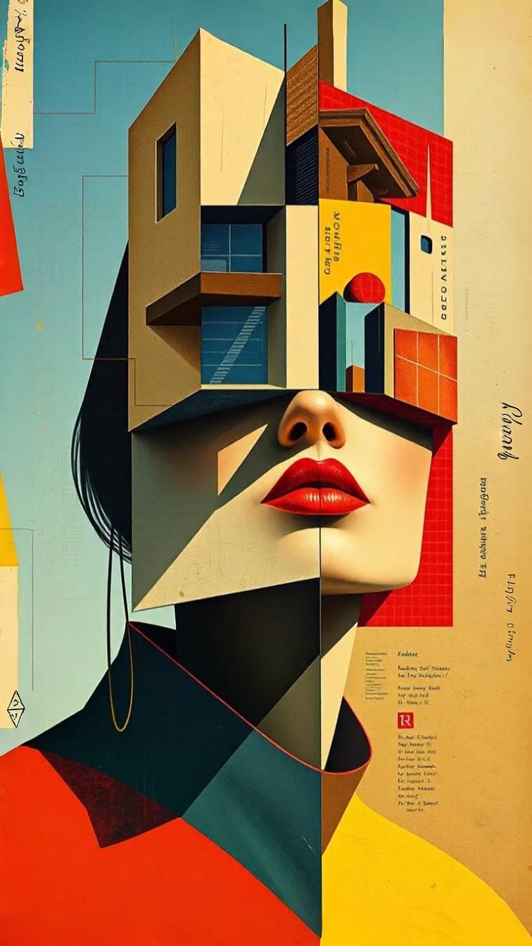 Image of a woman with a house in her head