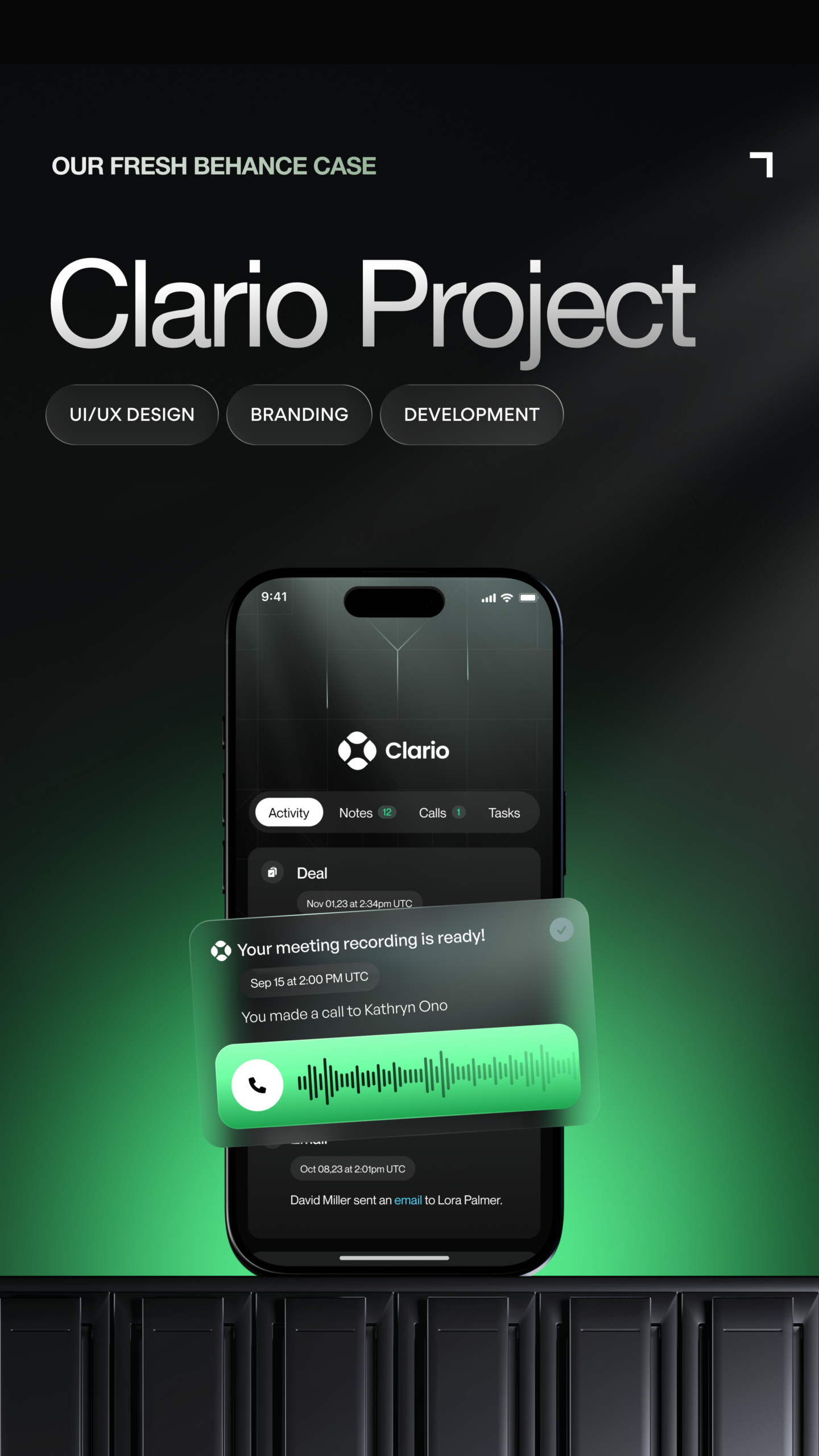 AI Sales Assistant Branding, Web & Mobile Design