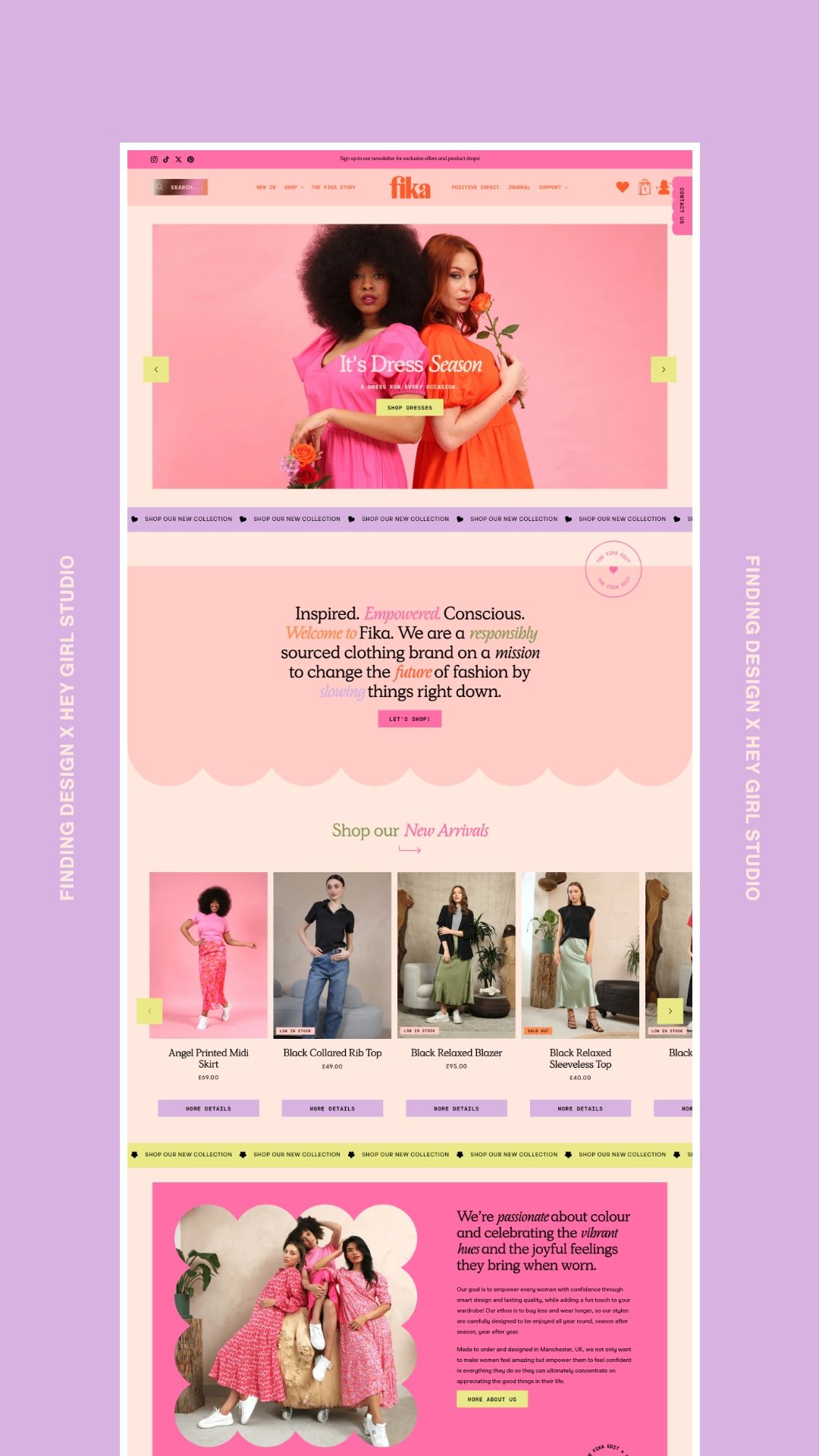 Shopify Development for Fika’s Vibrant, Colourful New Website