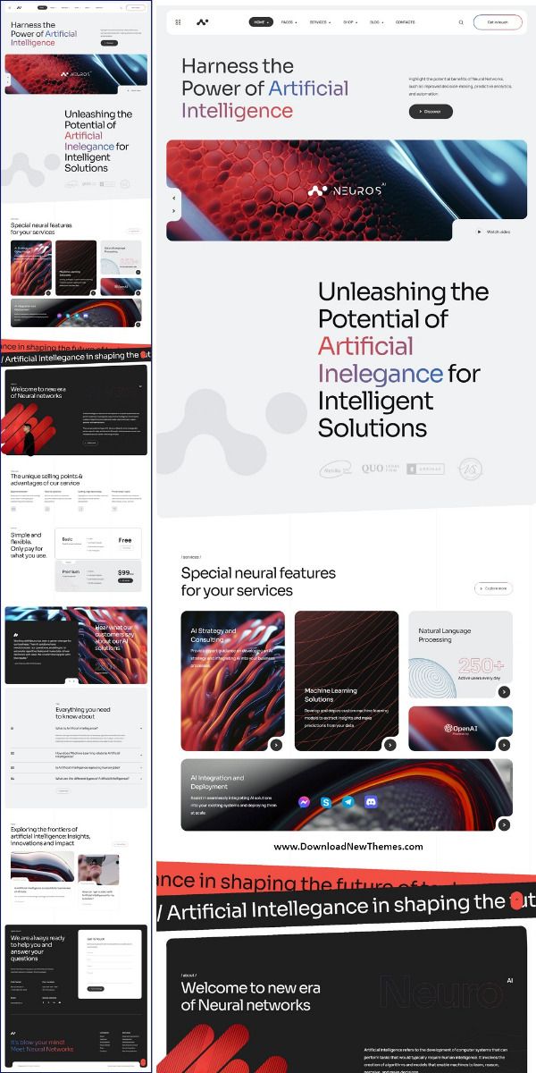Neuros – AI Agency & Technology WordPress Theme