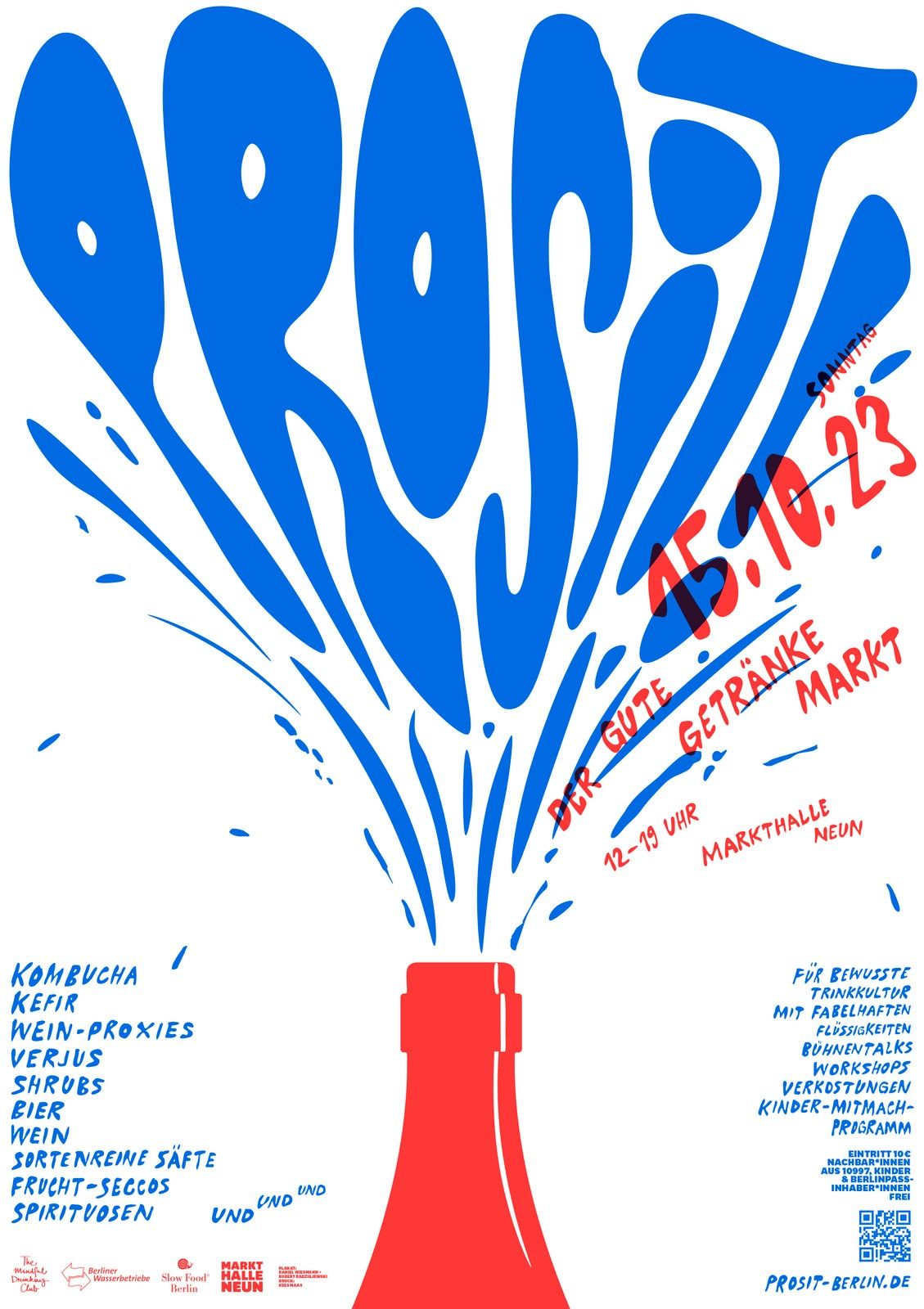 “Null Komma Prosit!”, 2024, by Daniel Wiesmann, Robert Radziejewski – typo/graphic posters