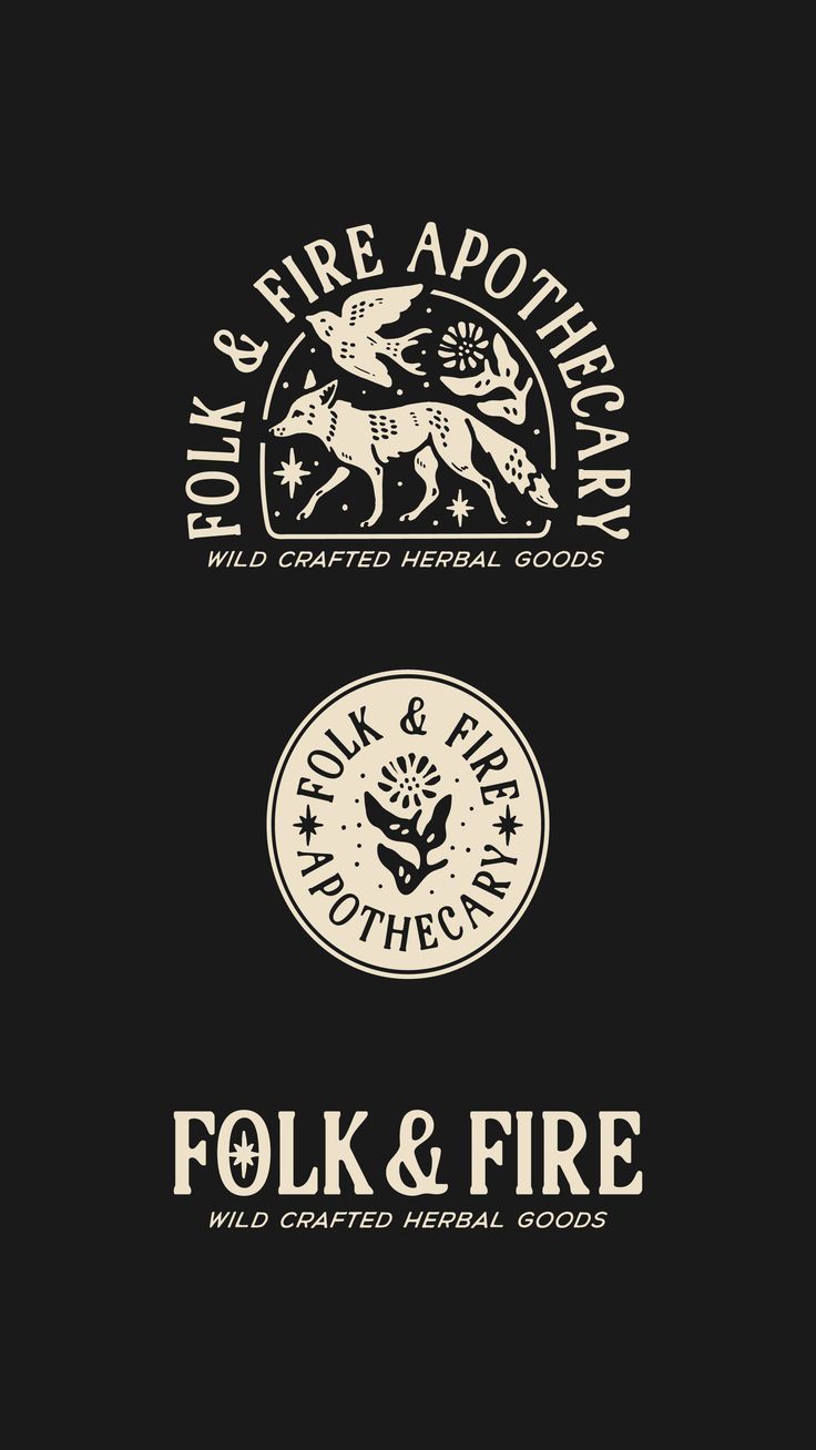 dark elegant glorious stunning fancy vintage apothecary brand logo design