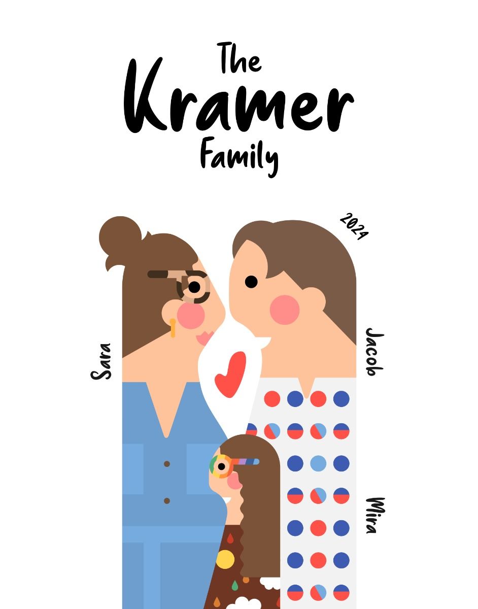 Custom Family Portrait | Funny & Unique Anniversary Gift