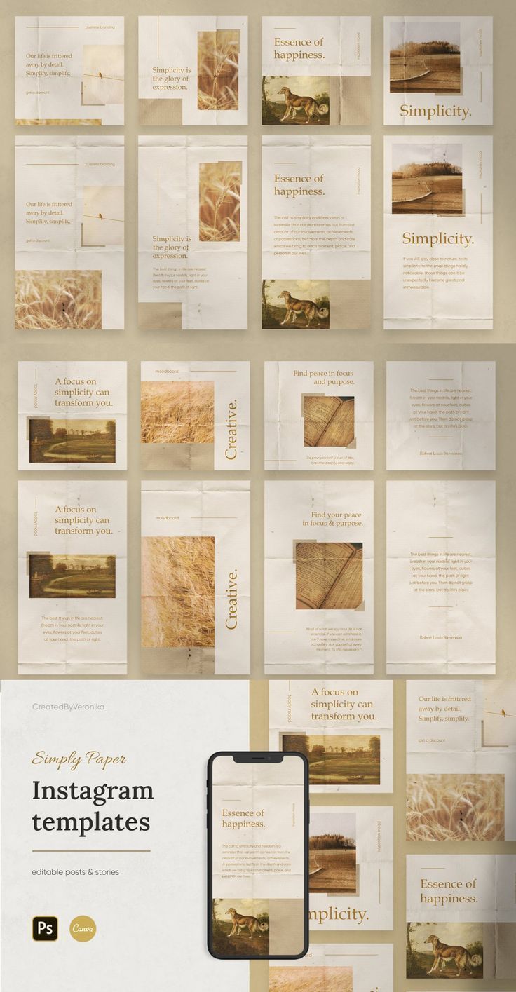 Canva Instagram Story Templates for Influencer Marketing · Editable Instagram Stories templates