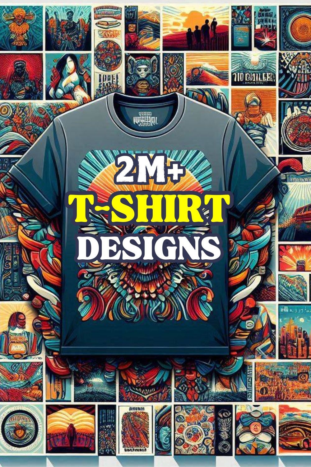 T-Shirts Designs Bundle For Print On Demand