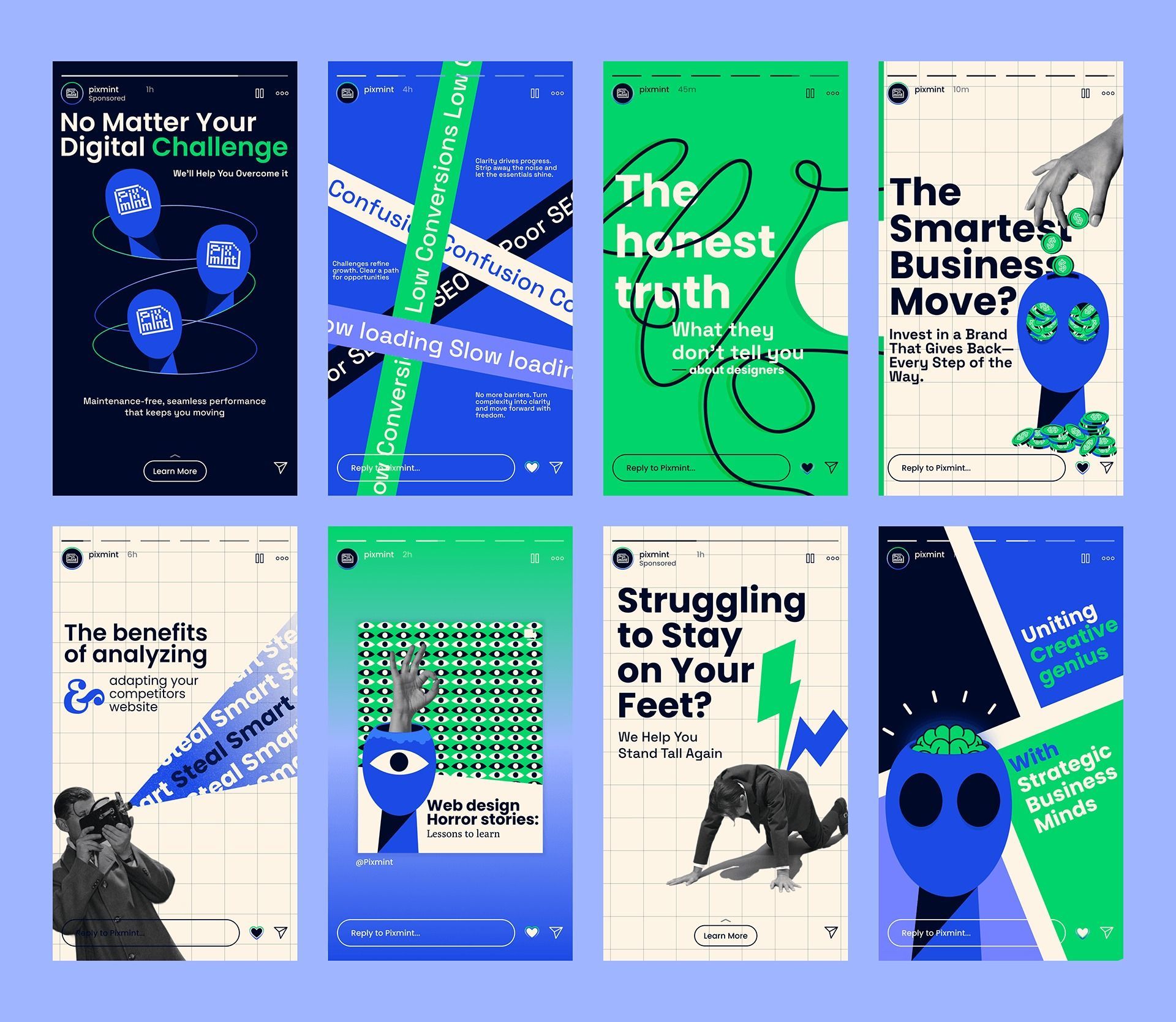 Pixmint – Digital branding / social media design – Oumaima Sajar