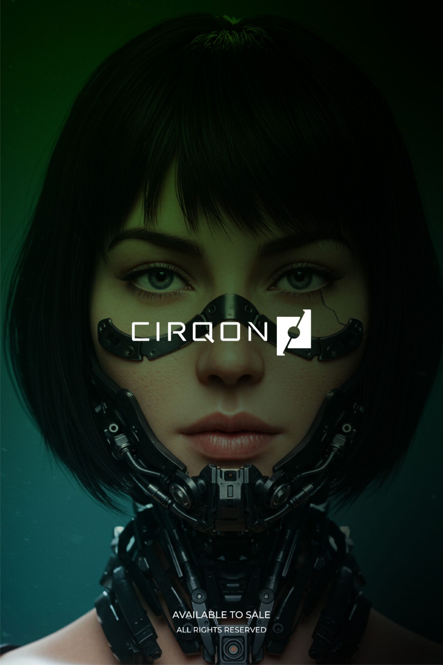 Futuristic Logo Design – Cyberpunk AI Branding Concept for Modern Businesses