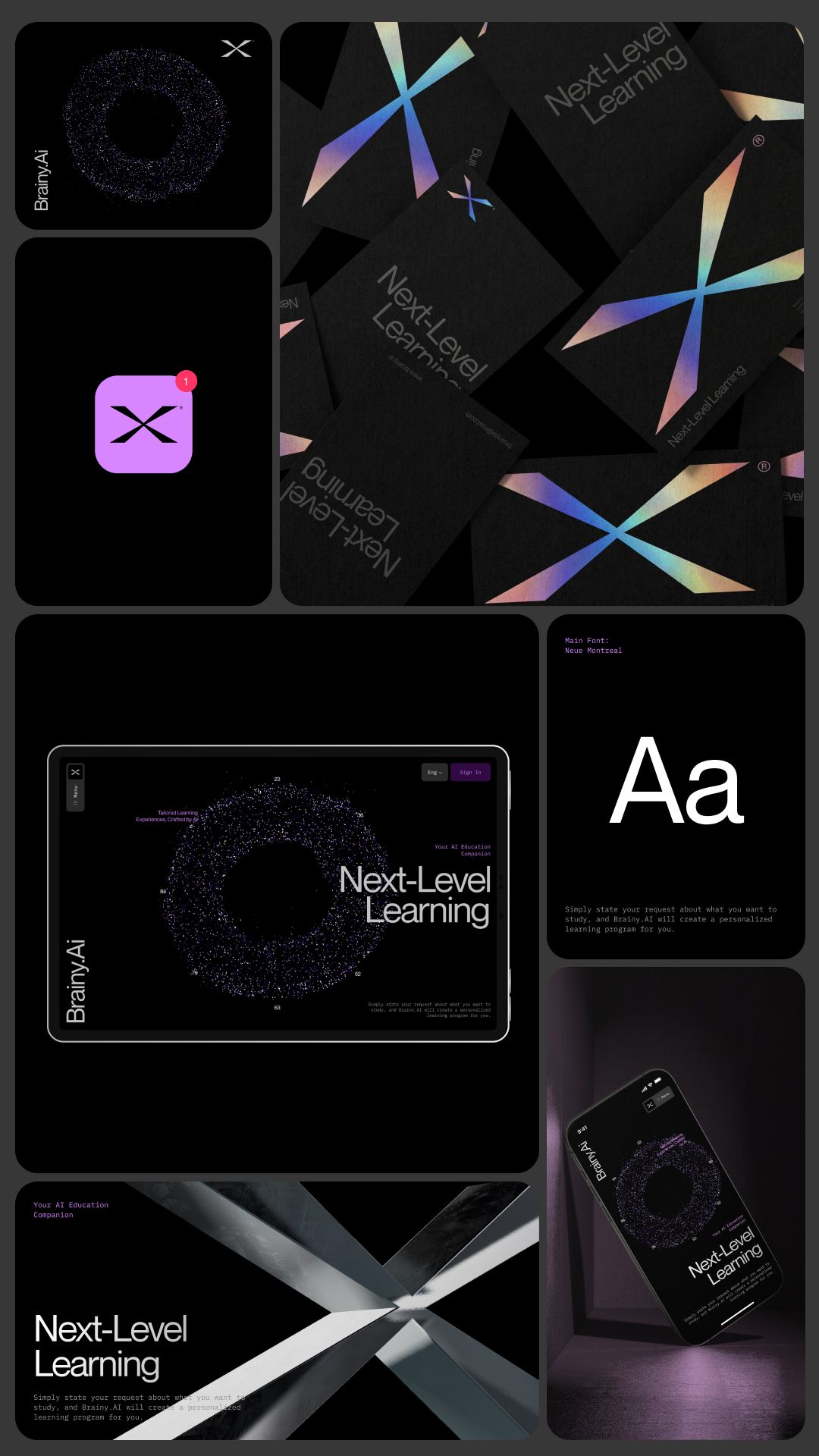 AI logo & branding for Edtech app