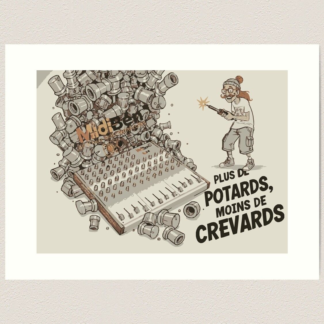 More Knobs Art Print