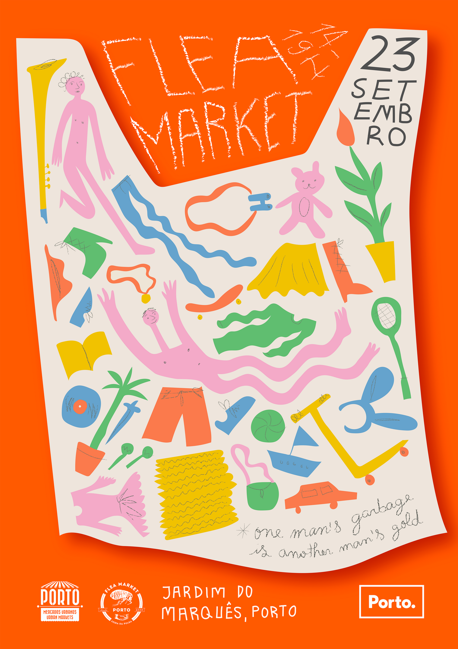 Flea Market’s Poster – Mariana Malhão ( ° ͜ʖ °)