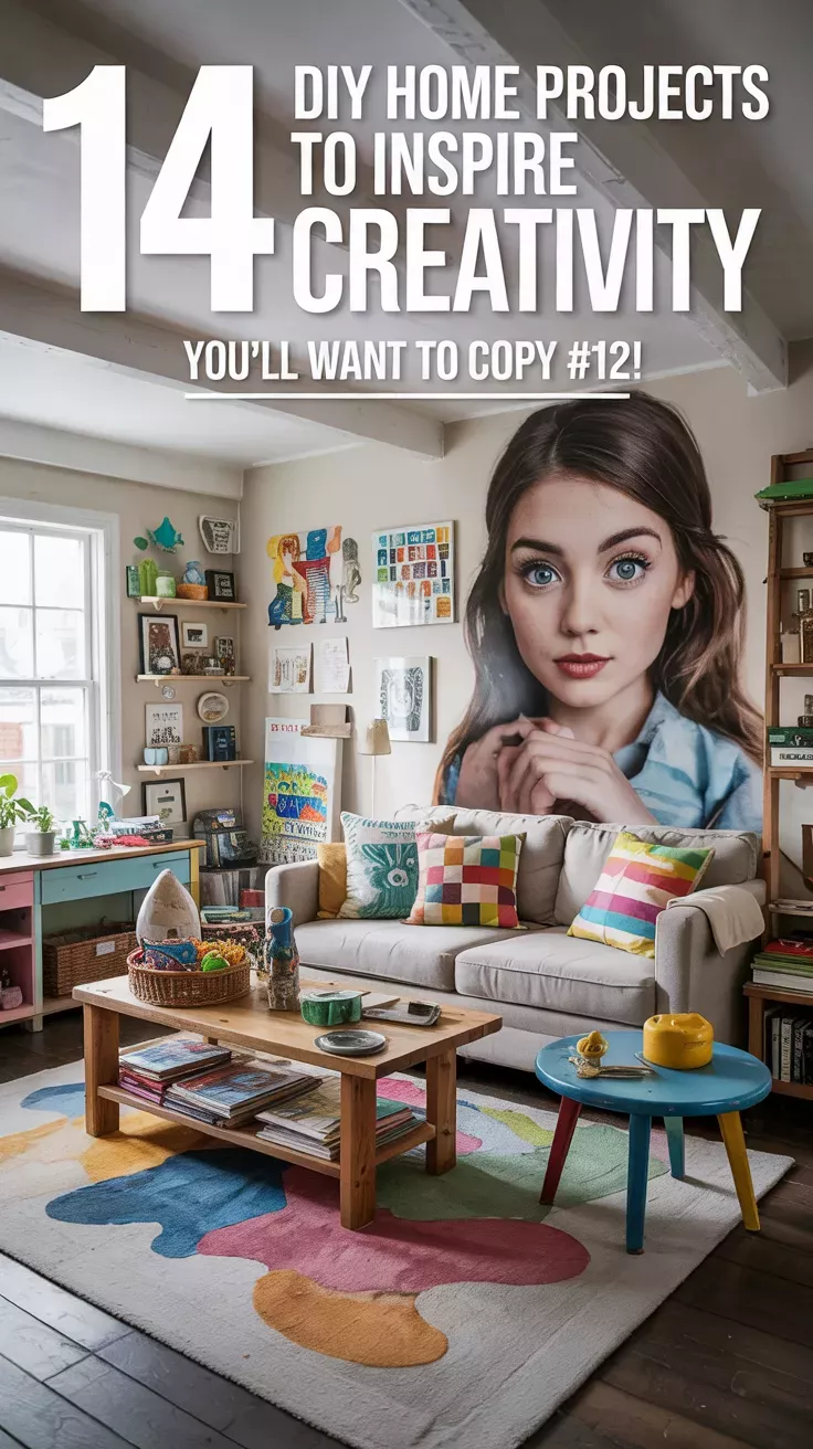 14 Fun Home Projects You Can Do Yourself to Boost Your Creativity (Don’t Miss #5!)