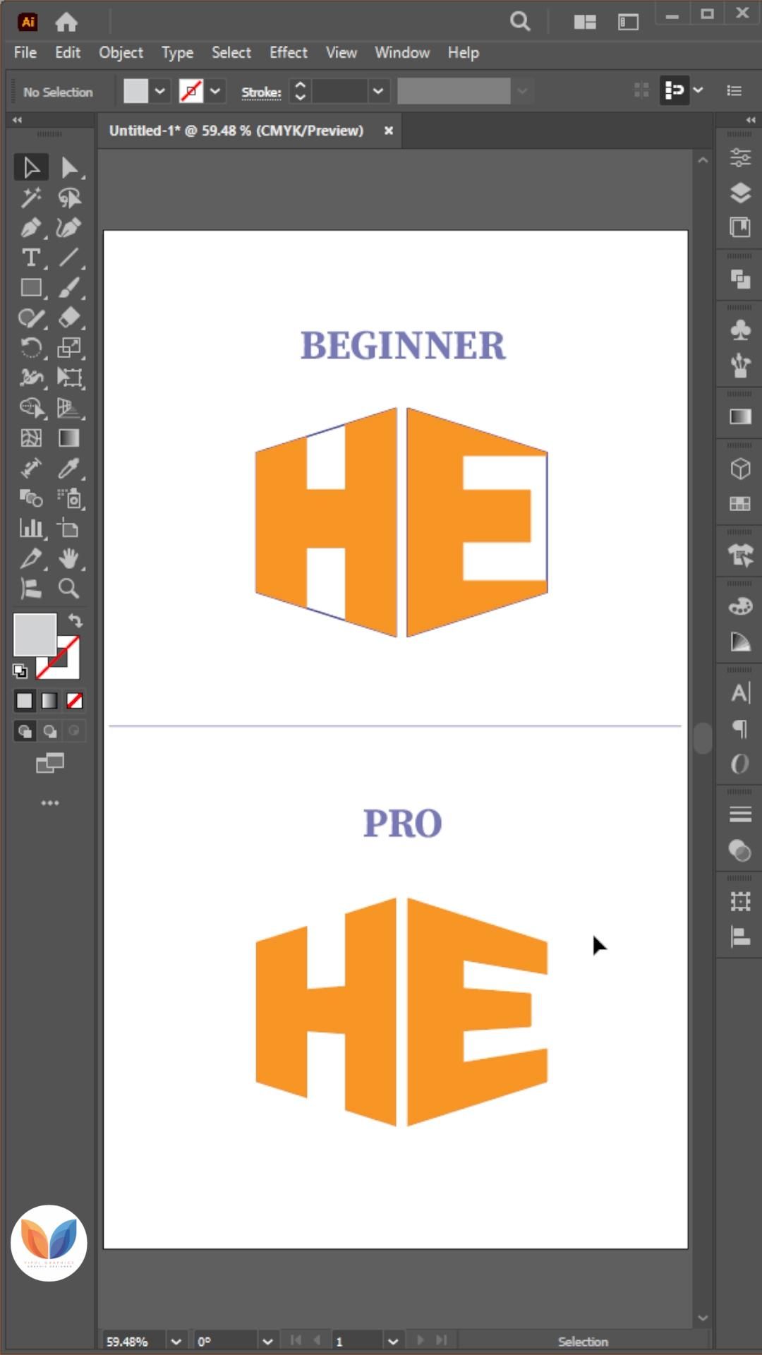 Adobe Illustrator 2025 – Tips for Creating Logo Using Make with Top Object