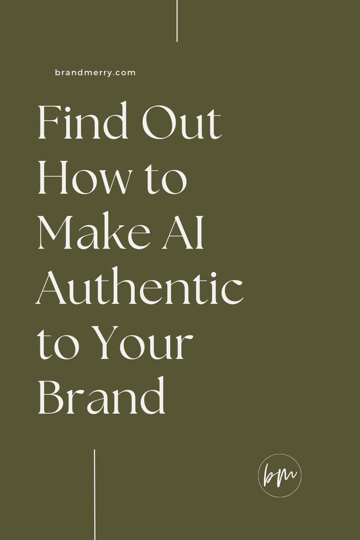 Authentic AI for Brands and Business Owners