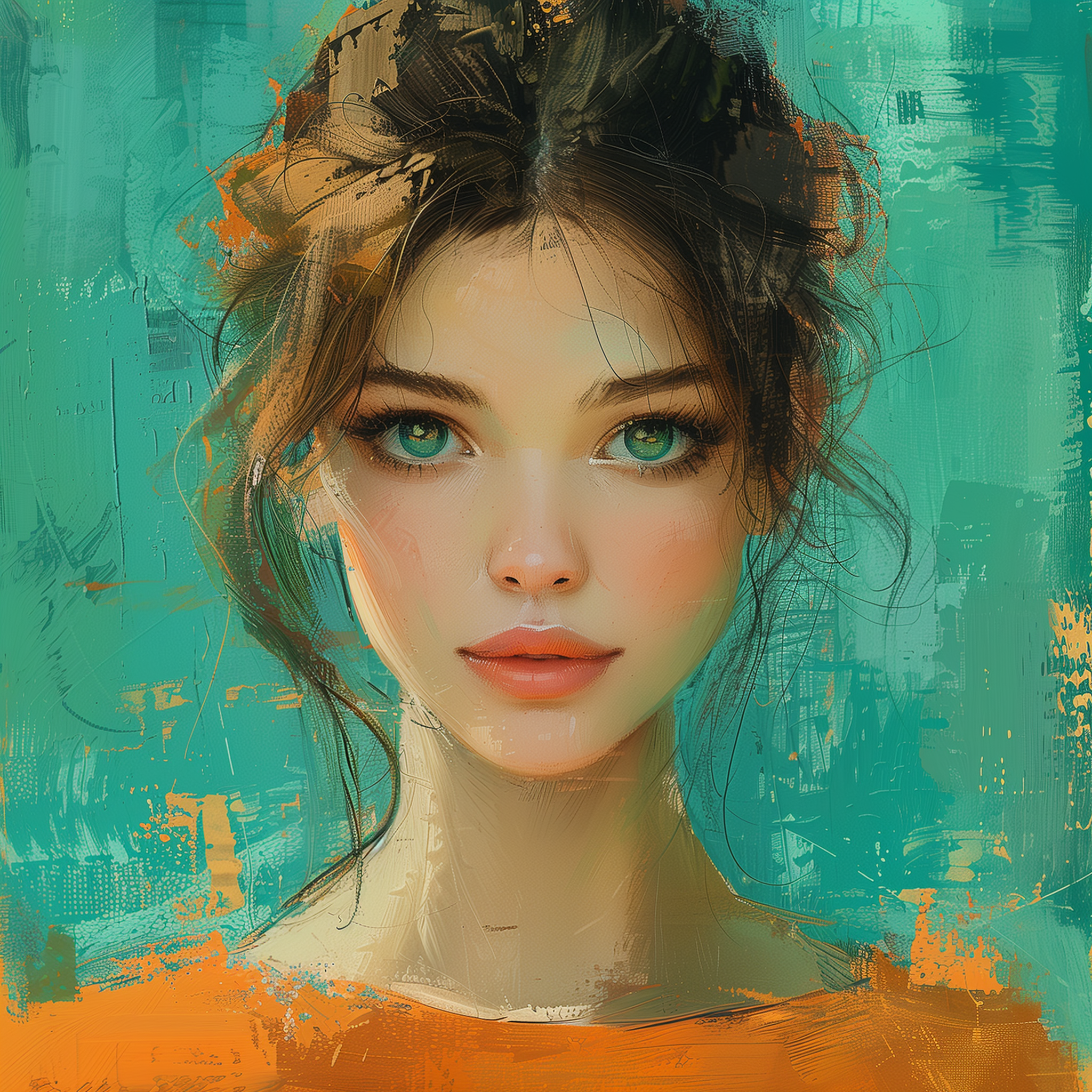 Soft AI Aesthetic Portrait – Emotional Digital Art