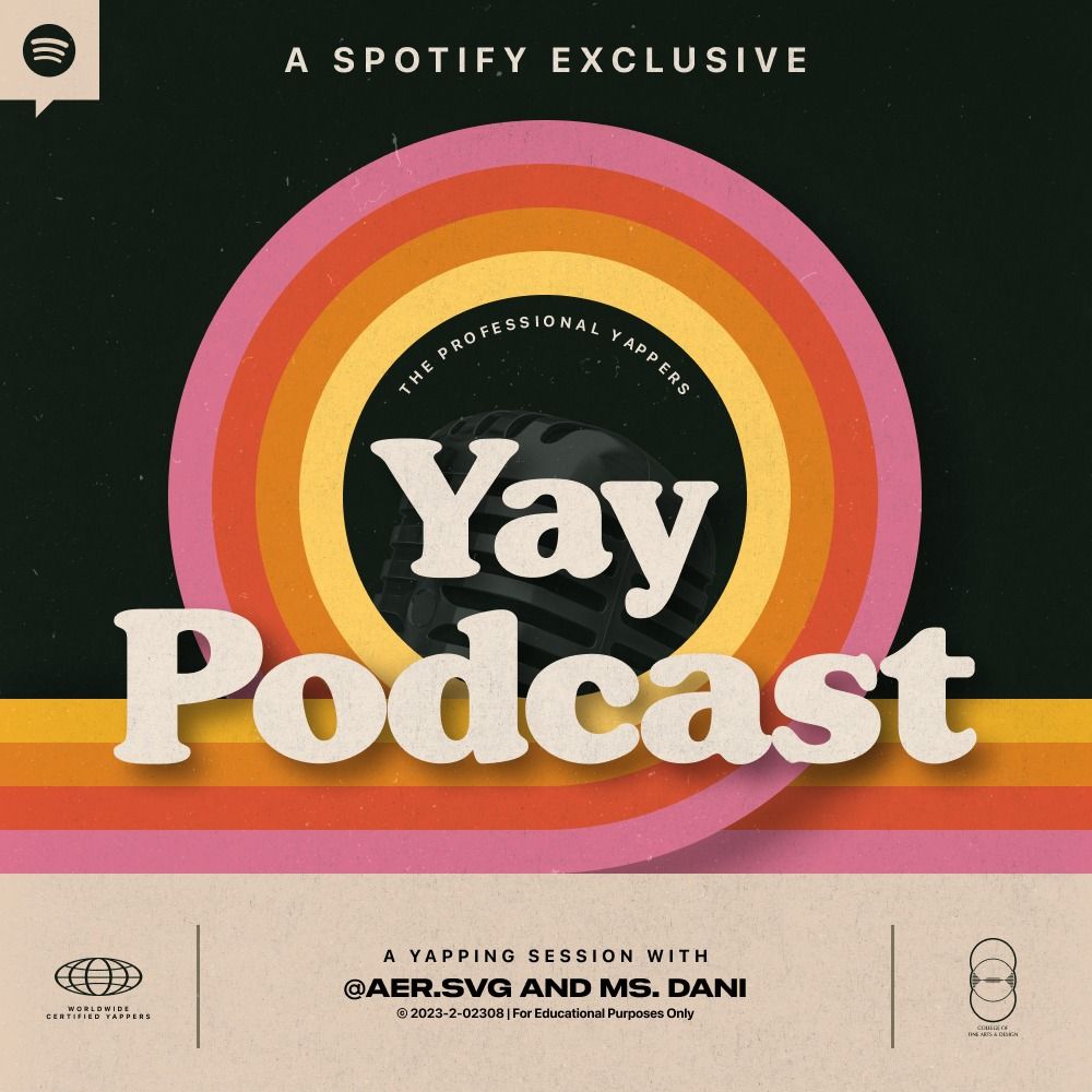 YAY Podcast | Spotify Podcast Cover – Graphic Design Practice