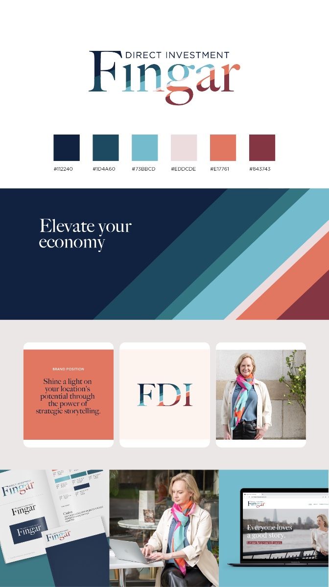 Branding and Visual Identity for Fingar Direct Investment – Designed by Lab Creative
