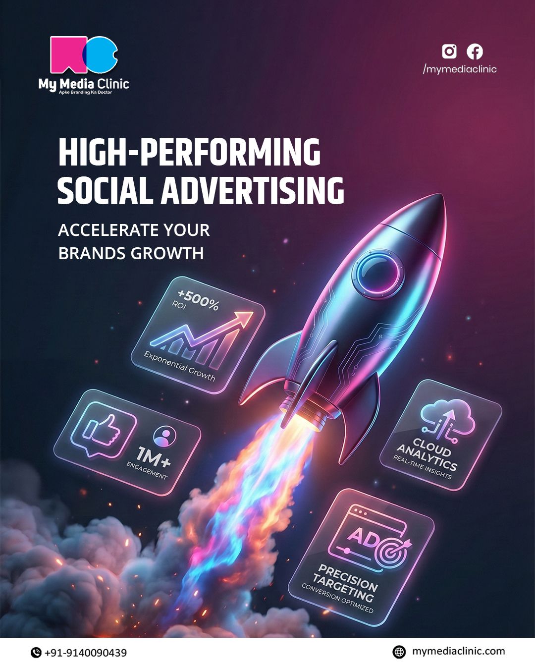 Drive real impact with data-driven social advertising.