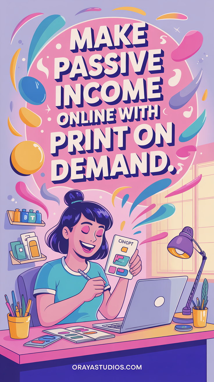 Passive Income Ideas for Beginners Using Print on Demand