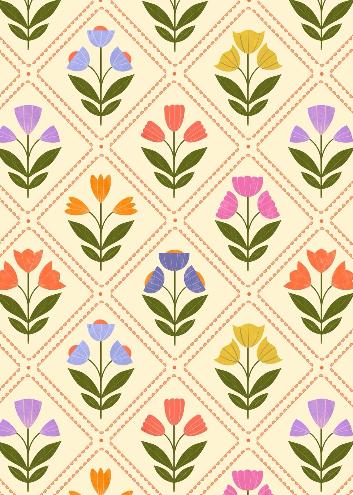 Floral Repeat Pattern