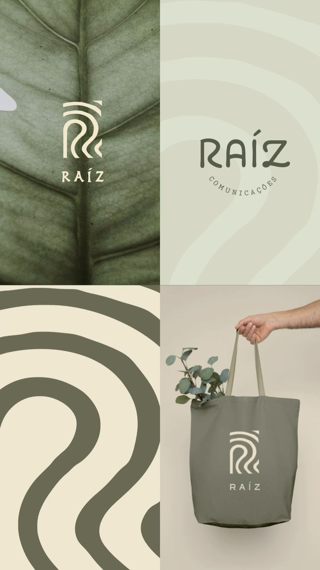 Identidade visual Raíz Comunicações