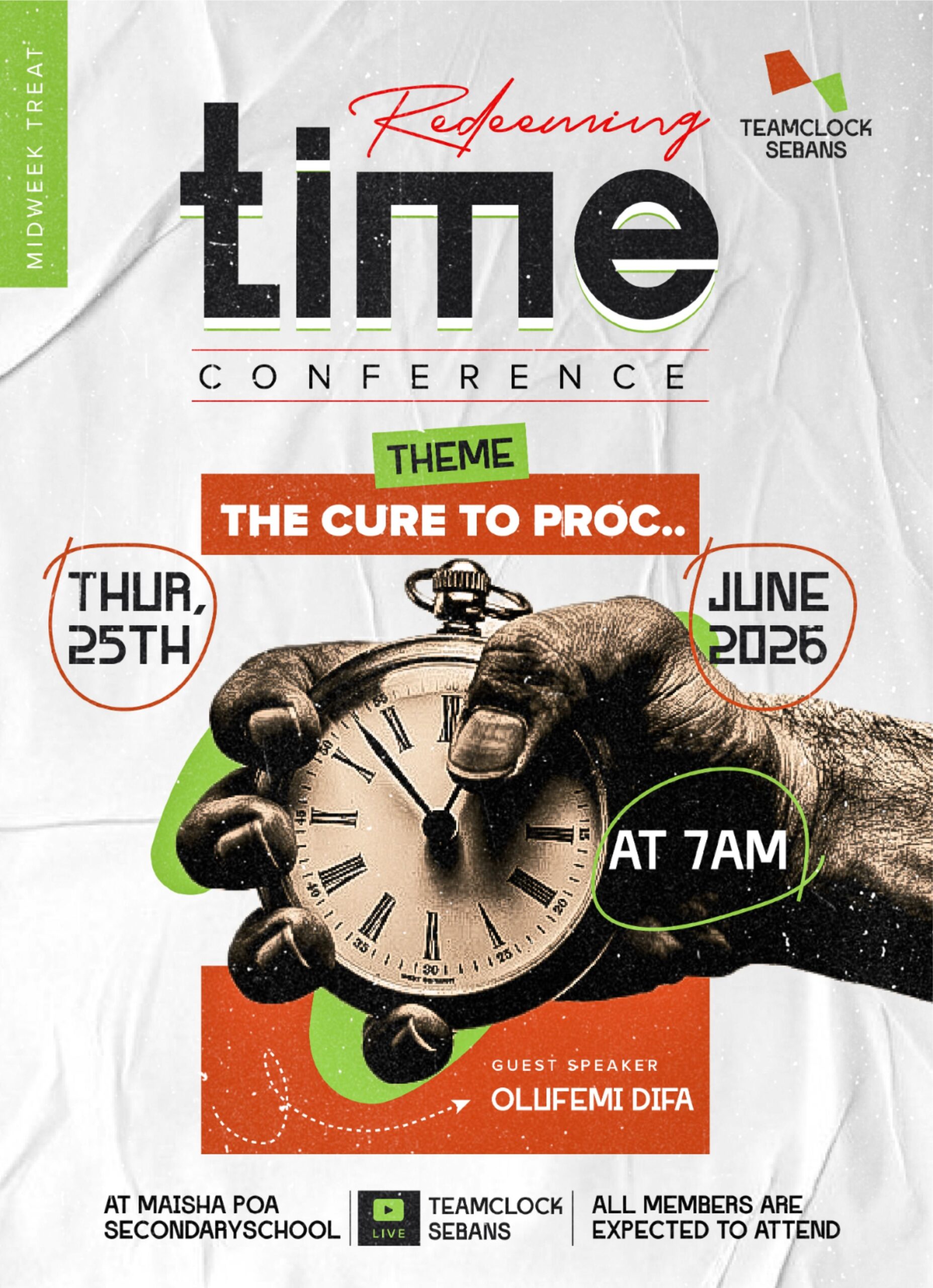 Grungy Event Flyer Design: