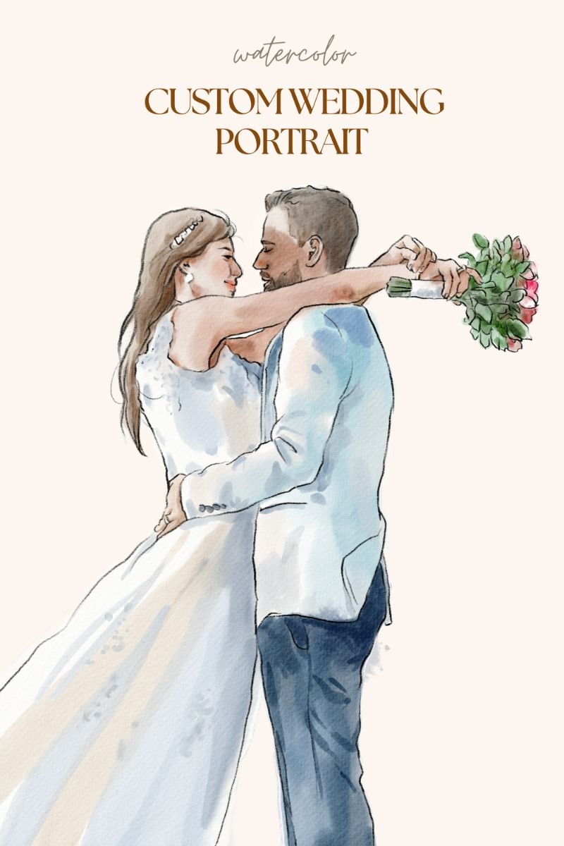 Custom Wedding Portrait